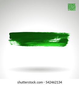 Grunge vector abstract - painted brush stroke.