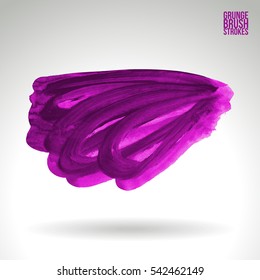 Grunge vector abstract   - painted brush stroke.