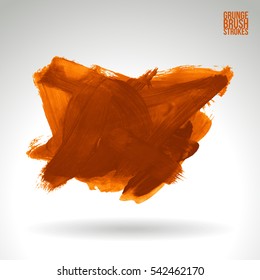 Grunge vector abstract   - painted brush stroke.