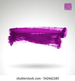 Grunge vector abstract   - painted brush stroke.