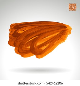 Grunge vector abstract   - painted brush stroke.