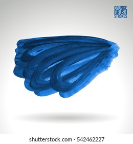 Grunge vector abstract   - painted brush stroke.