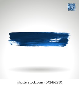 Grunge vector abstract   - painted brush stroke.