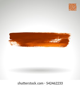 Grunge vector abstract   - painted brush stroke.