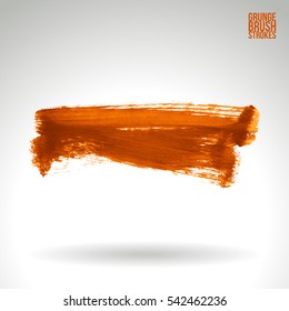 Grunge vector abstract   - painted brush stroke.