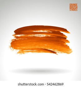 Grunge vector abstract   - painted brush stroke.