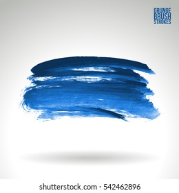 Grunge vector abstract   - painted brush stroke.