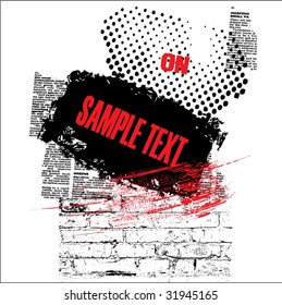 grunge vector background