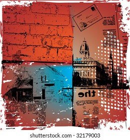 grunge vector background