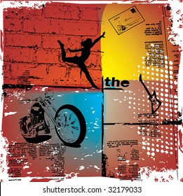grunge vector background