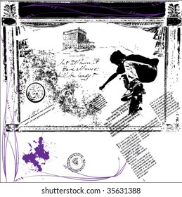 grunge vector background
