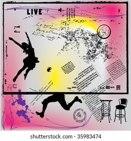 grunge vector background