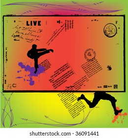 grunge vector background