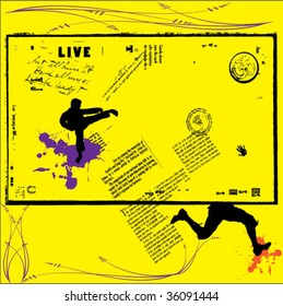 grunge vector background