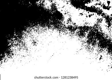 brüchiger Hintergrund der Vektorillustration. Schwarz bedrückter Hintergrund.