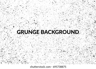 Grunge Vector Background, Black Spray On White
