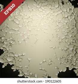 Grunge Vector Background Blank Template.