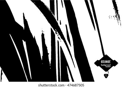 Grunge vector background. Brush stroke and texture. Abstract vector illustration EPS10