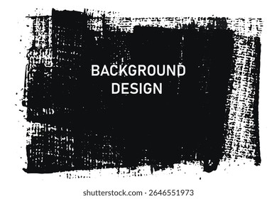Grunge vector background. Dirty artistic design element, box, frame or background  for text. Halftone texture. Grunge rough edges. Old wall. Grainy backdrop.