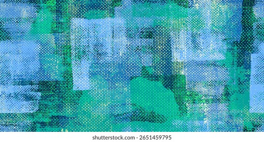 Grunge vector background. Dirty artistic design element, box, frame or background  for text. Halftone texture. Grunge rough edges. Old wall. Grainy backdrop.