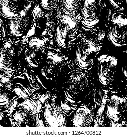 Grunge vector background. Distressed black backdrop.