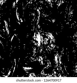Grunge vector background. Distressed black backdrop.
