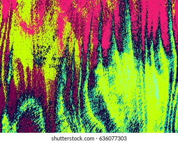 Grunge vector background. Dusty abstract texture. Dirty strokes. Colorful overlay. Vintage effect graphic design. Trendy simple backdrop. Grungy template for web design or printed products.