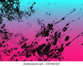 farbige Schmutzspritzer-Vektorillustration