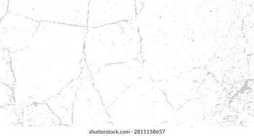 Grunge vector background with grey cracks. Cracked wall texture. Cement, plaster, concrete.