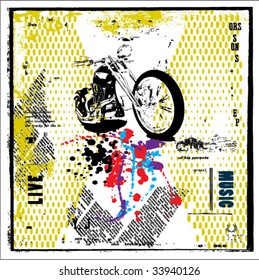 grunge vector background illustration
