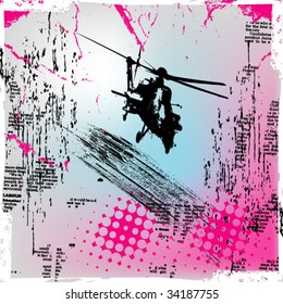 grunge vector background illustration