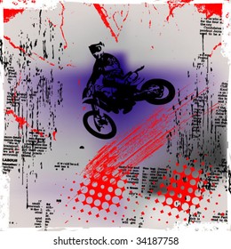 grunge vector background illustration