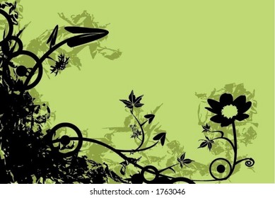 grunge vector background with room for text