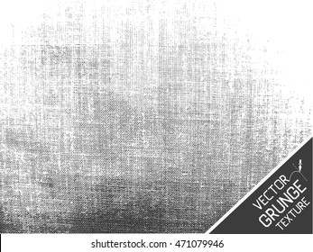 Grunge vector background. Texture of textile cloth