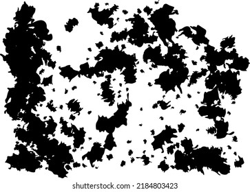 Grunge vector background. Urban old peeled wall. Dust Distressed Overlay. Rough black and white texture with faded paint and scratched plaster. Wallpaper with rust and dirt.