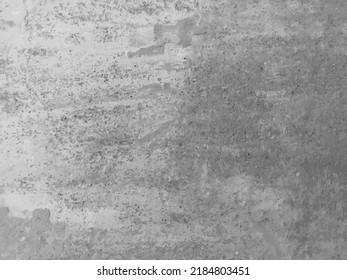 Bordear el fondo vectorial. Muro de pelos viejo y urbano. Sobrecarga con problemas de polvo. Textura gruesa en blanco y negro con pintura descolorida y yeso raspado. Papel de escritorio con óxido y suciedad.