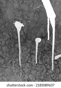 Grunge vector background. Urban old peeled wall. Dust Distressed Overlay. Rough black and white texture with faded paint and scratched plaster. Wallpaper with rust and dirt.