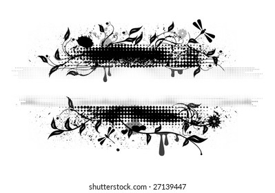 grunge vector banner