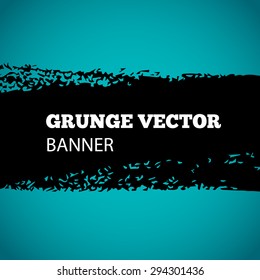 Grunge vector banner. EPS10 vector illustration. Grunge vector texture for your design.  Hand drawn background. Vintage texture.