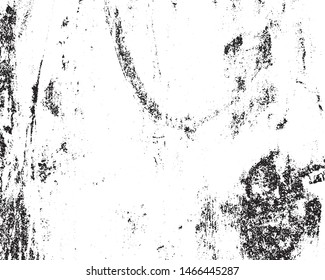 Grunge vector is black and white. Abstract monochrome texture of chips, dirt, scratches, stain.