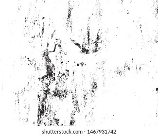 Grunge vector is black and white. Abstract monochrome texture of chips, dirt, scratches, stain.