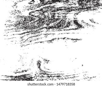 Grunge vector is black and white. Abstract monochrome background pattern of dust, cracks, scuffs, chips, stains, scratch