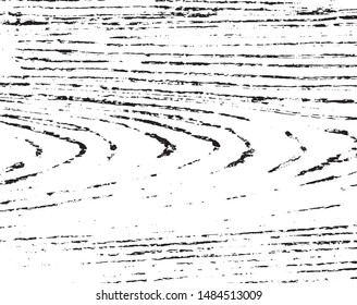 Grunge vector is black and white. Abstract monochrome background pattern of dust, cracks, scuffs, chips, stains, scratch