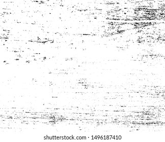 Grunge vector is black and white. Abstract monochrome background pattern of dust, cracks, scuffs, chips, stains, scratch