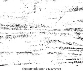 Grunge vector is black and white. Abstract monochrome background pattern of dust, cracks, scuffs, chips, stains, scratch