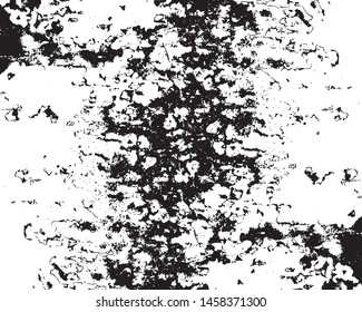 Grunge vector of black and white texture. Abstract pattern of elements. Monochrome print and design.