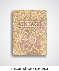 Grunge Vector Brochure Template .