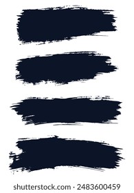 Grunge Vector pincel trazo colección