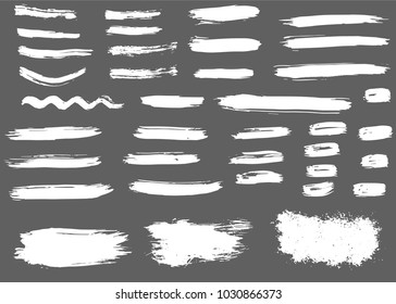 Grunge vector brush strokes and backgrounds