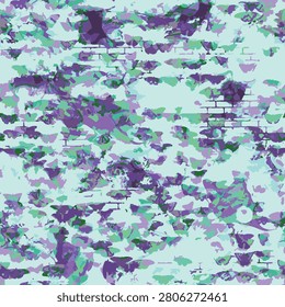 Grunge Vector Brush Strokes micro scale butterfly, y2k, trendy new colors, seamless pattern, suitable for print, fashion, decorations, all over print, digital art vector style art 